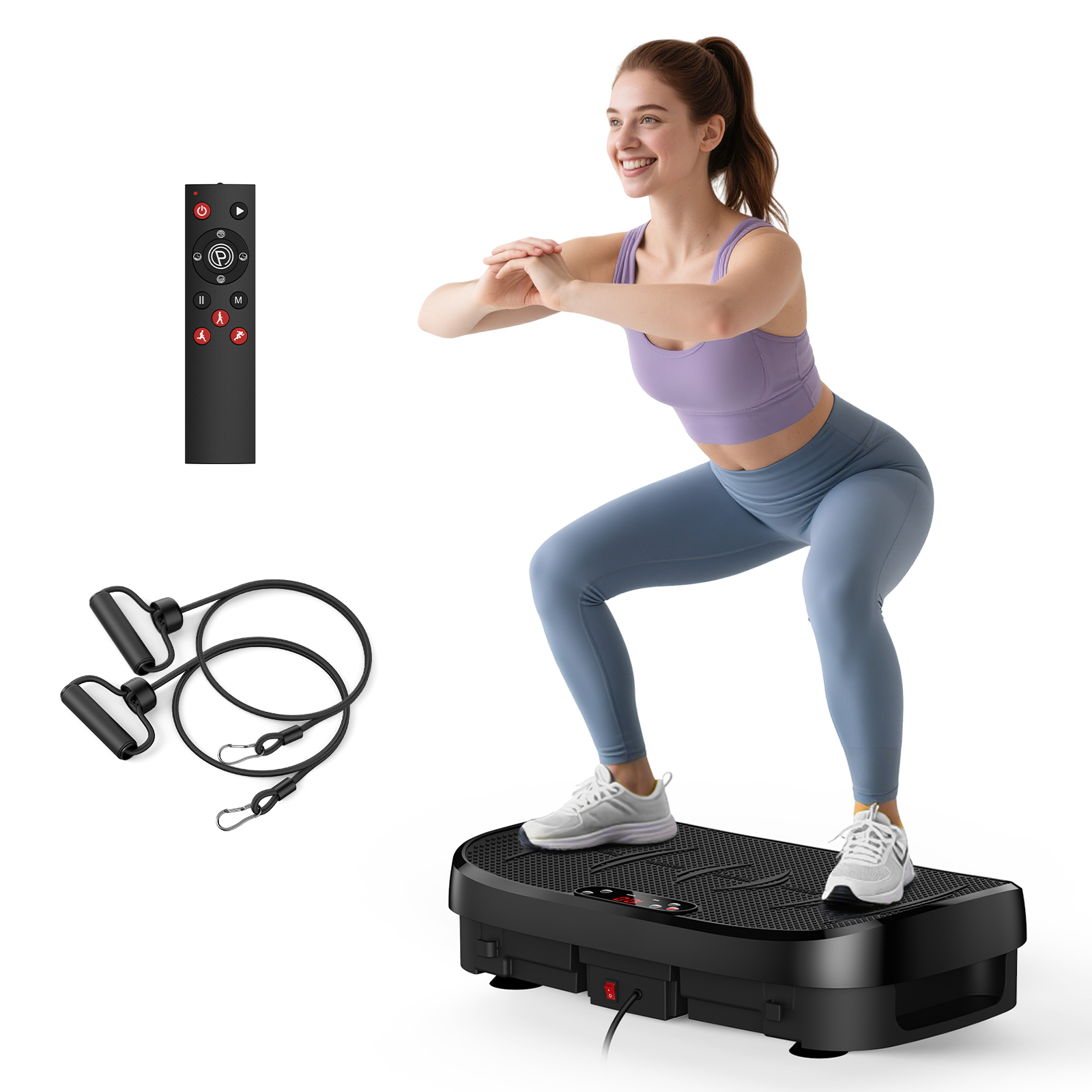 Home Gym System - Vibration Plate Fat Burning Fitness Platform