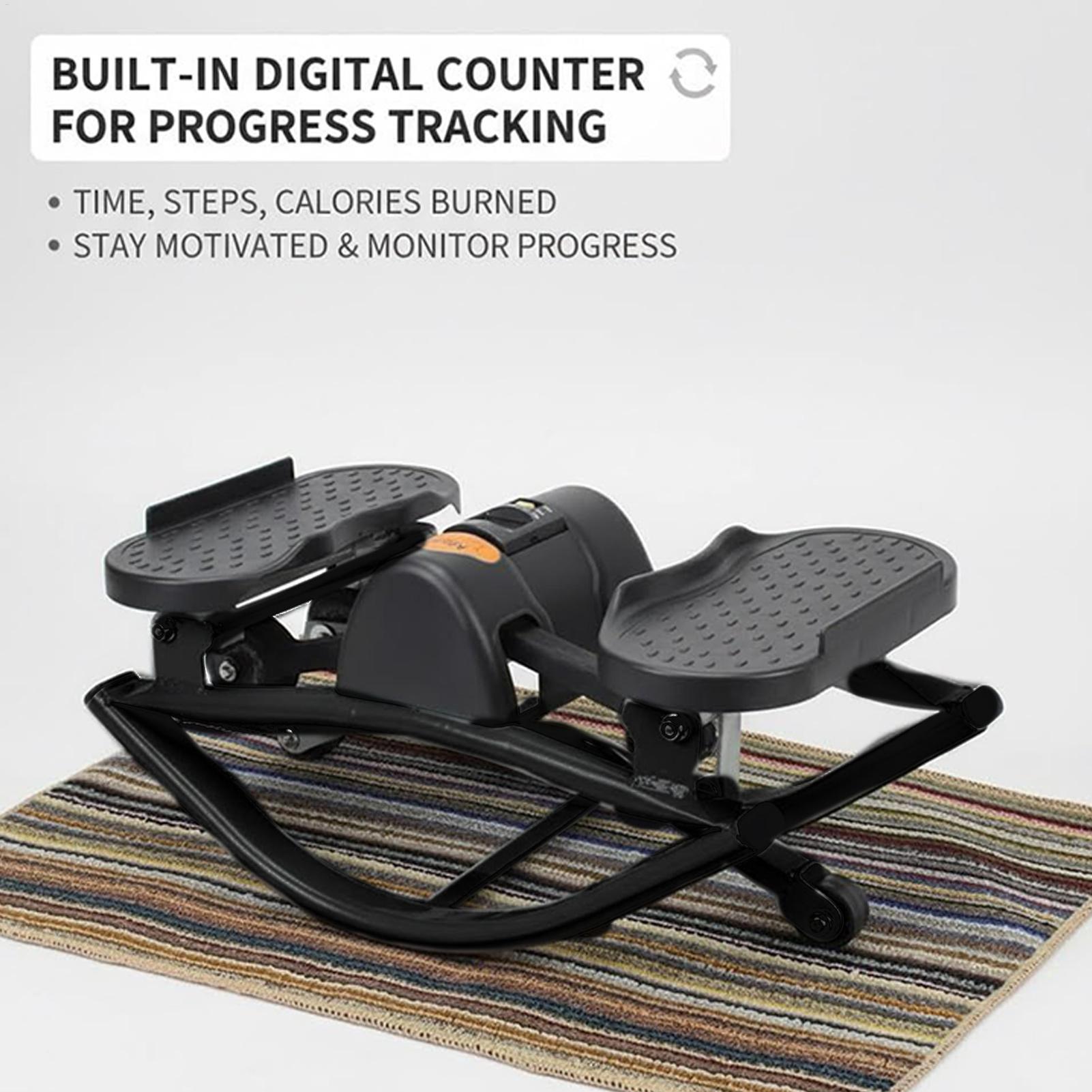 Home Gym System - Rock Stepper Exercise Equipment Portable Silent
