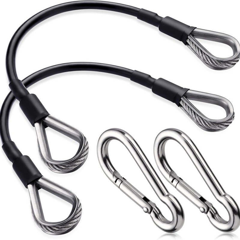 Home Gym System - 1/2Pcs 25cm Gym Cable Extension Compatible