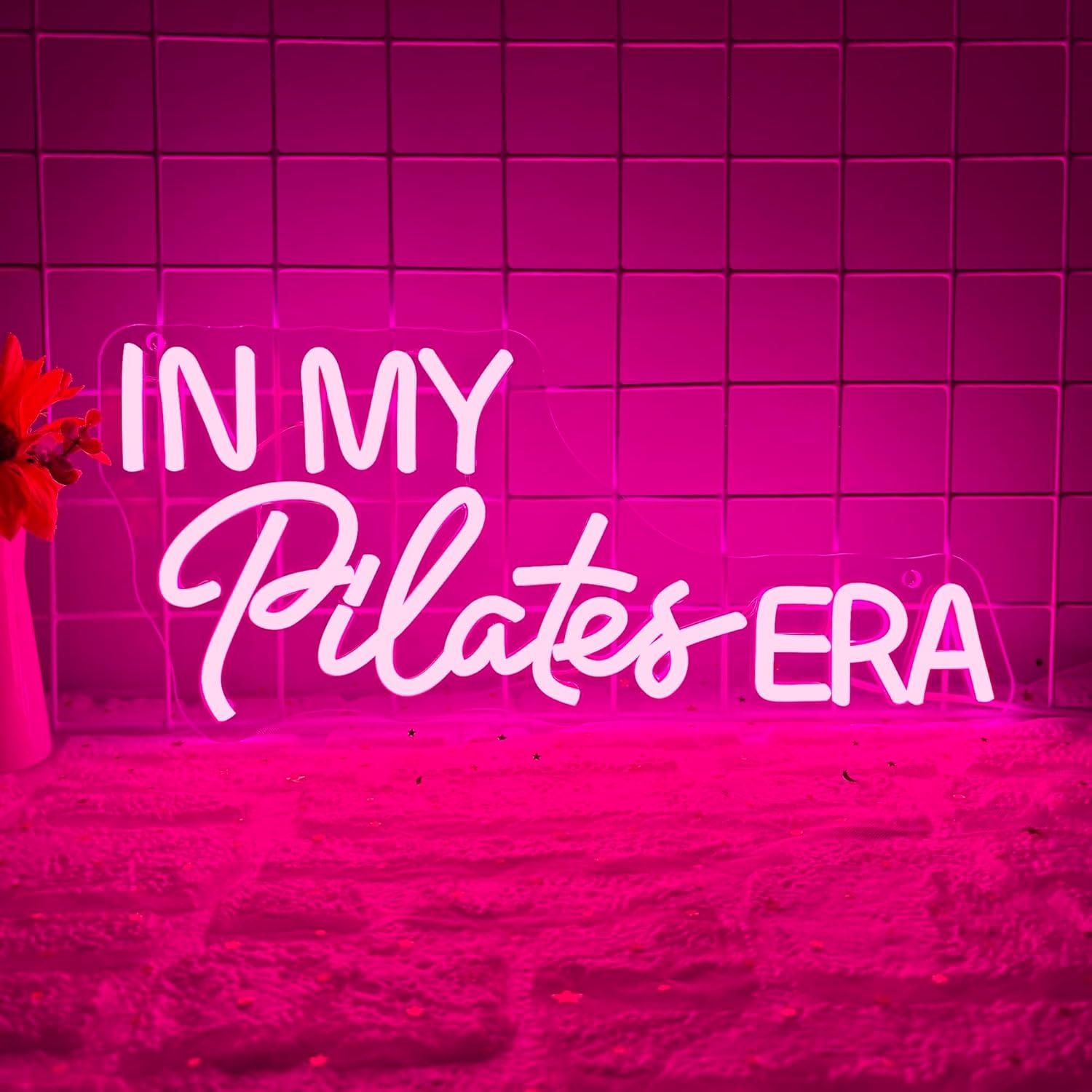 In My Pilates Era Neon Sign Di - đánh giá và giá Home Gym Yoga Room
