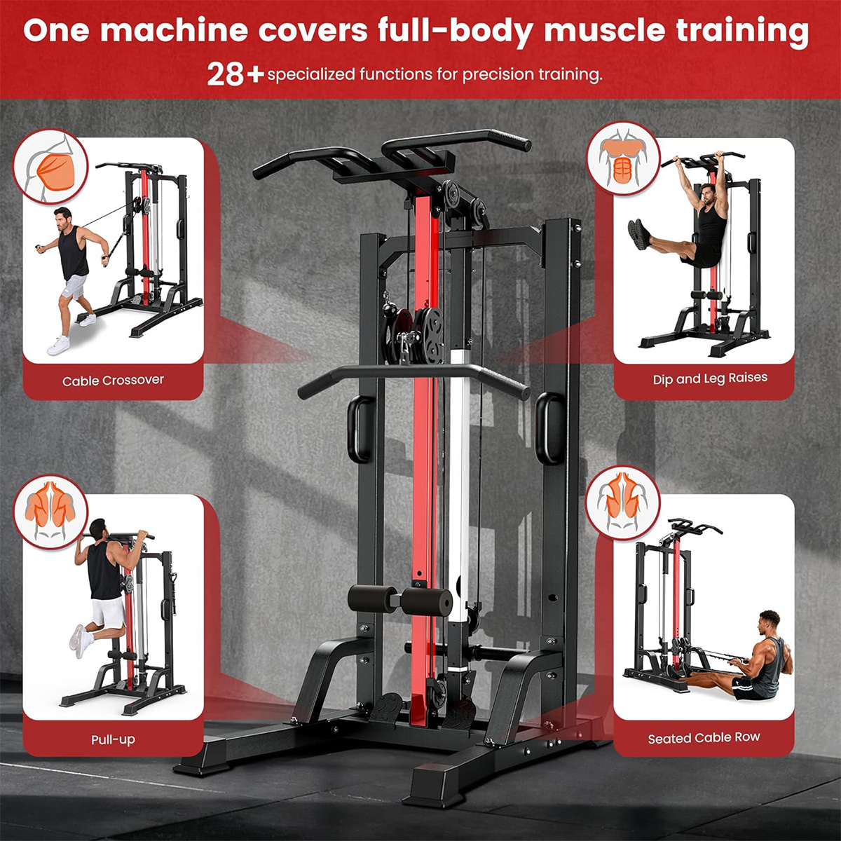 Pooboo Home Gym Machine - High - đánh giá và giá Home Gym System