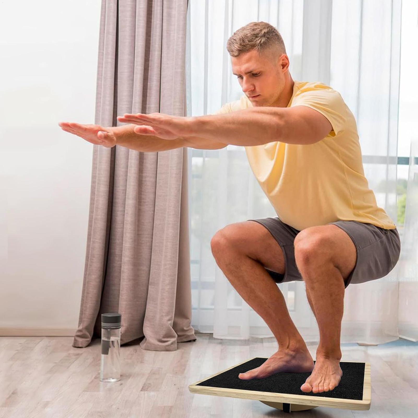 Wood Wobble Board Wood Non-Sli - đánh giá và giá Home Gym In Apartment