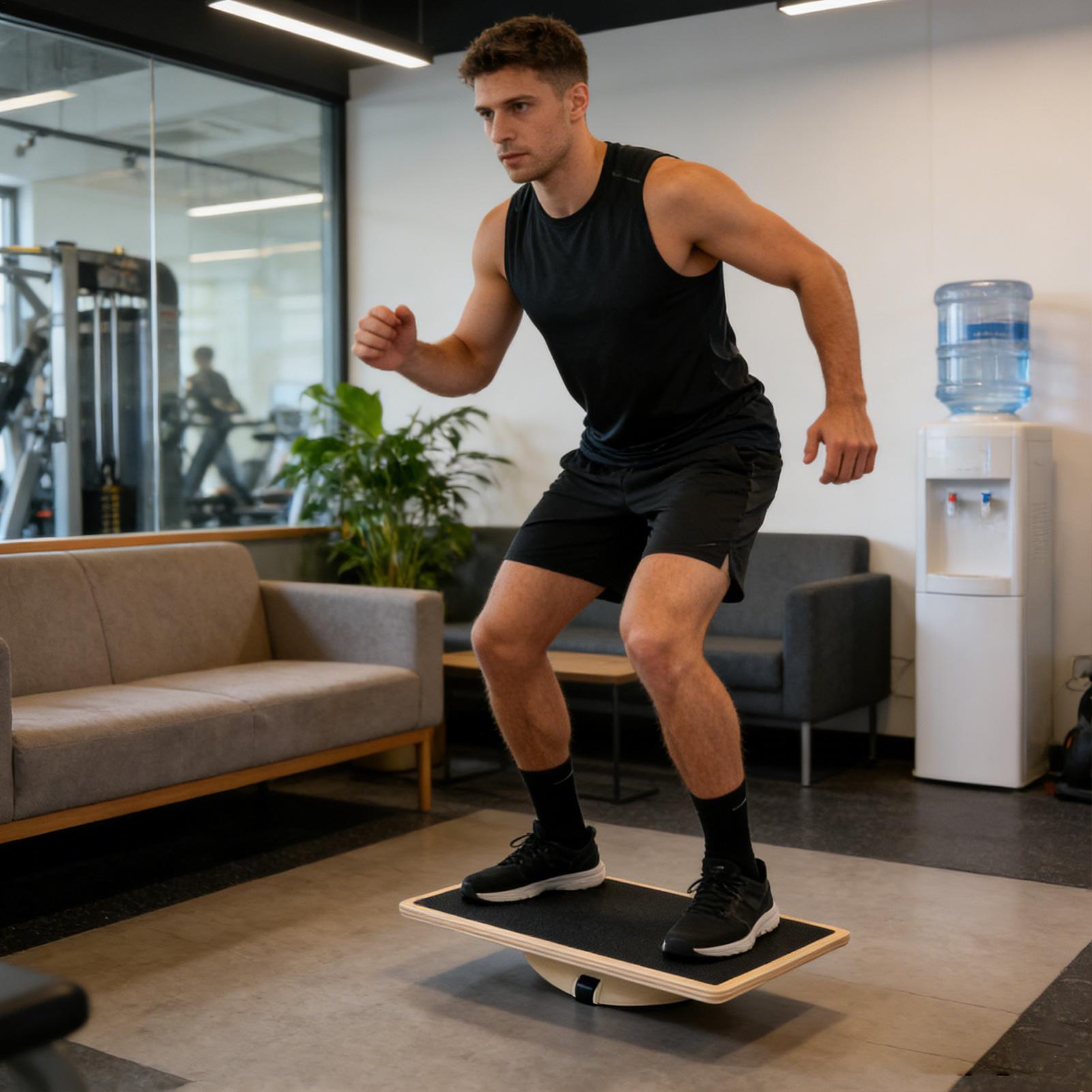 Wood Wobble Board Wood Non-Sli - đánh giá và giá Home Gym In Apartment