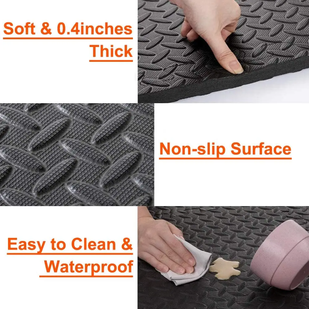 Puzzle Fitness Mat EVA Interlo - đánh giá và giá Home Gym Kids