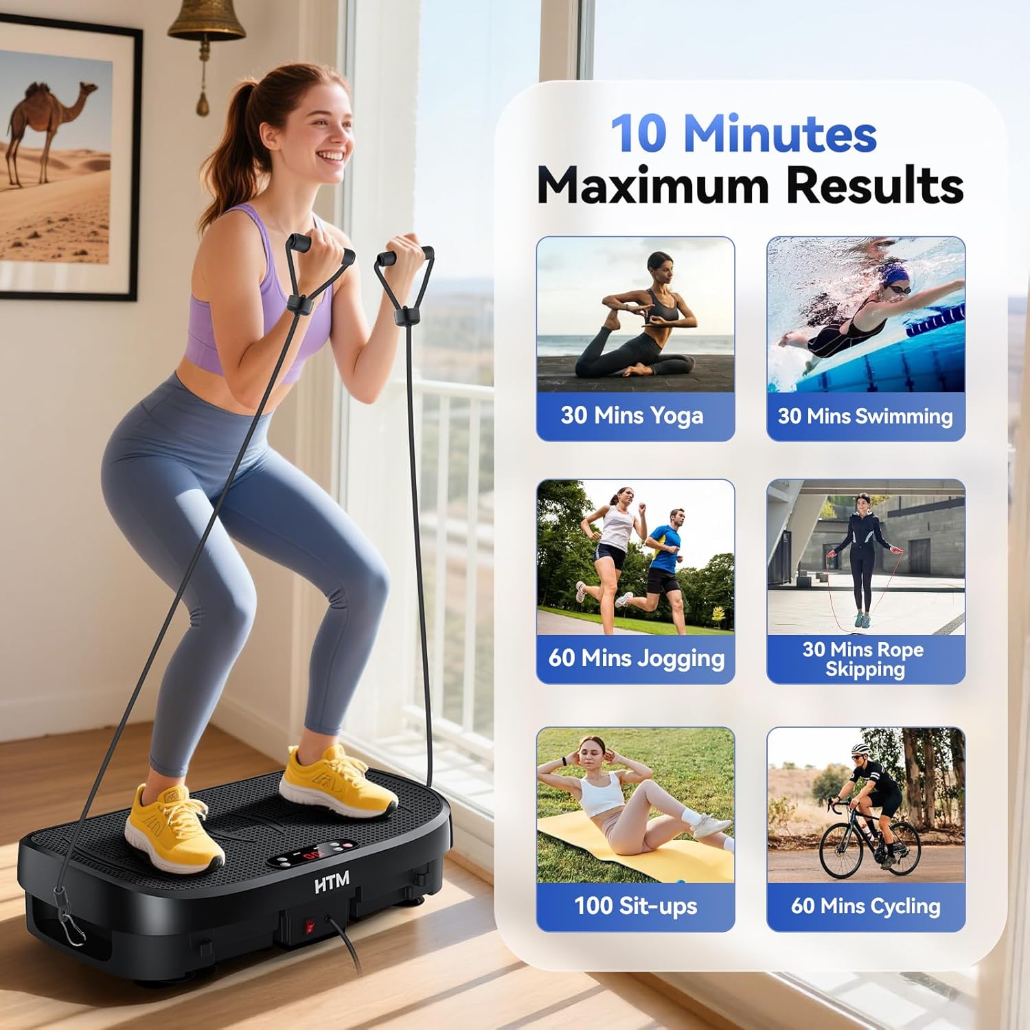 Vibration Plate Fat Burning Fi - đánh giá và giá Home Gym System