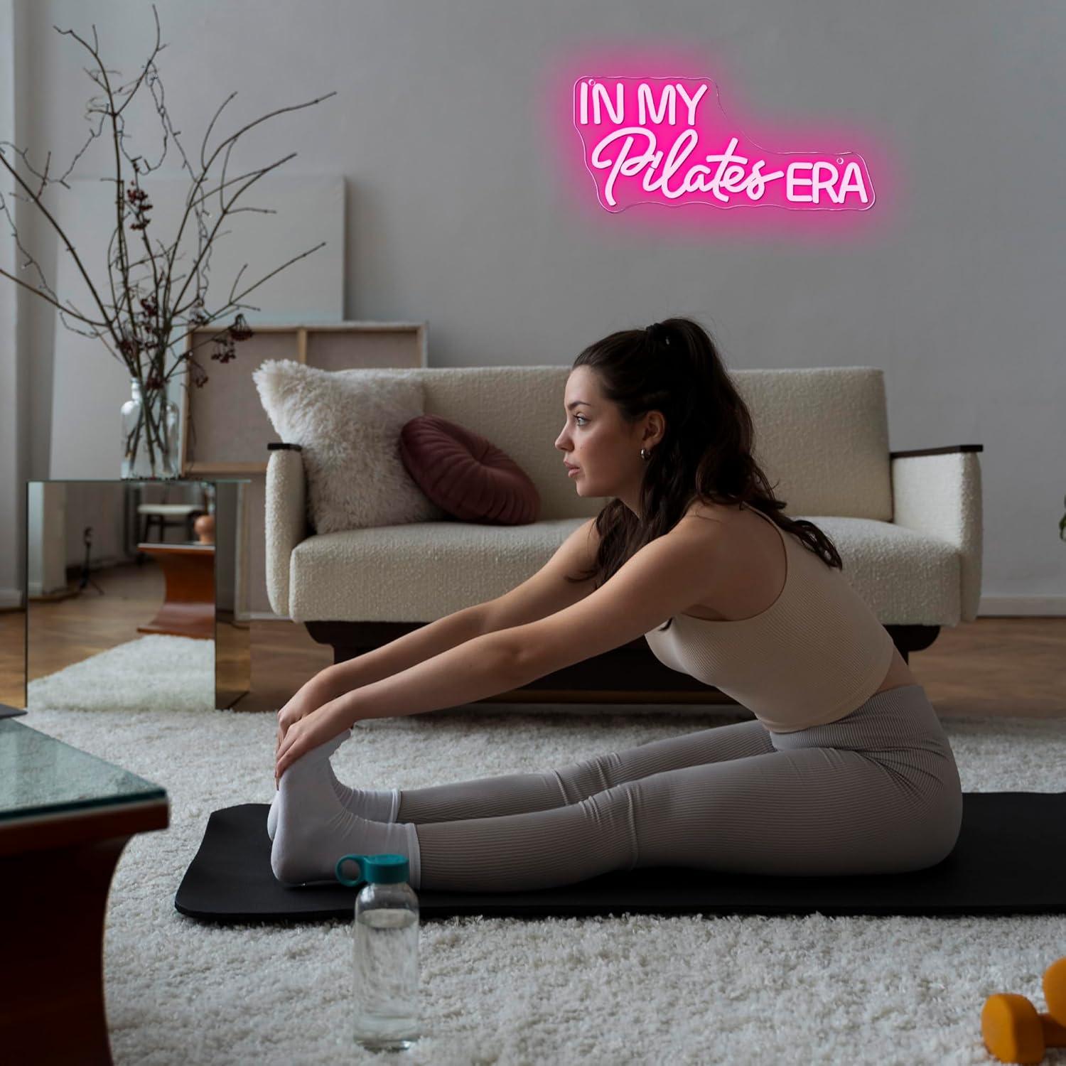 In My Pilates Era Neon Sign Di - đánh giá và giá Home Gym Yoga Room