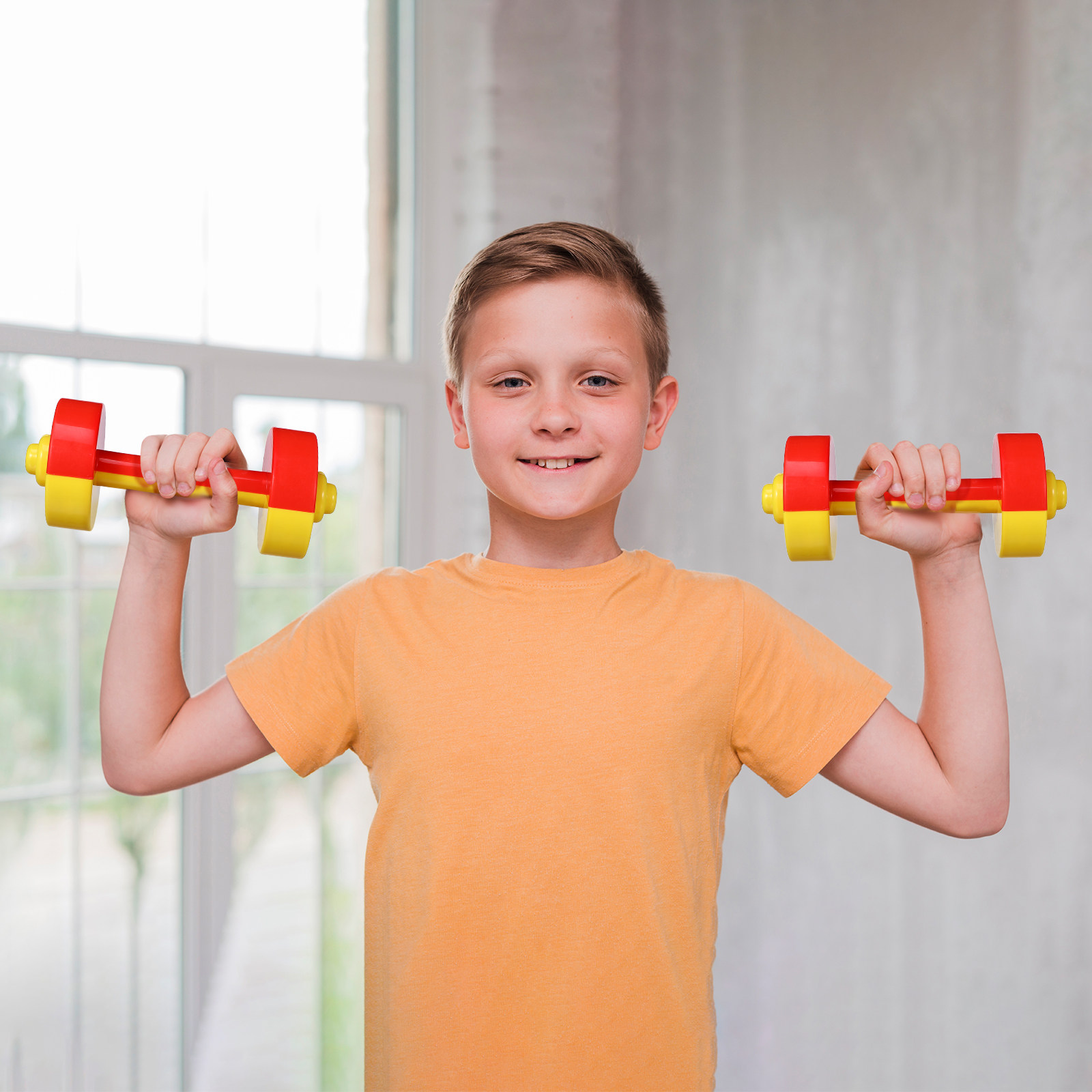 1Pair Children Plastic Dumbbel - đánh giá và giá Home Gym Kids
