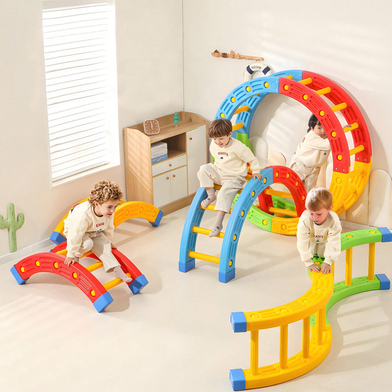 GCCSJ 2-In-1 Foldable Toddler  - đánh giá và giá Home Gym Kids