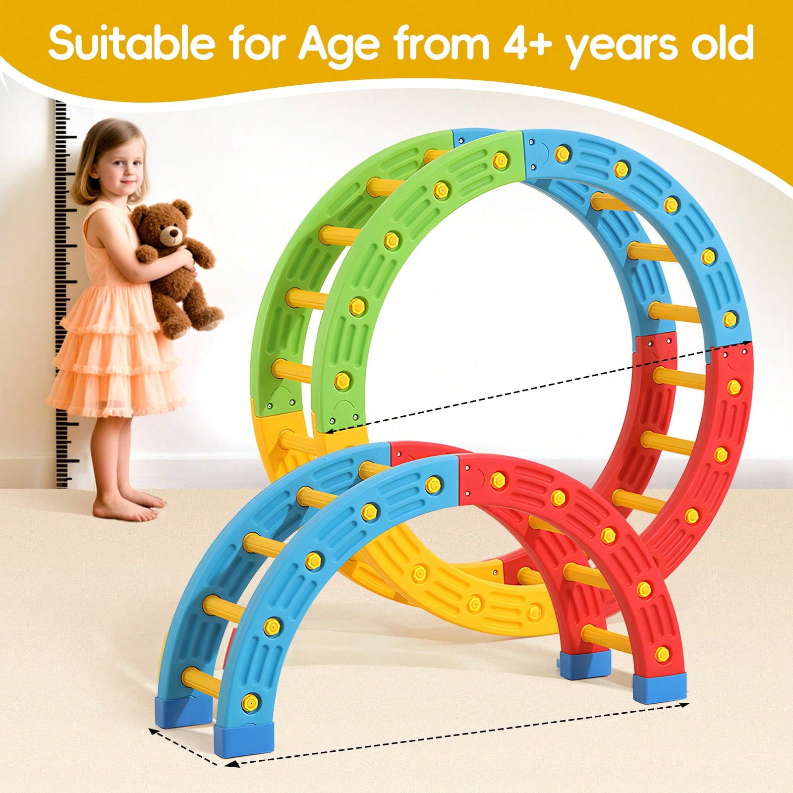 GCCSJ 2-In-1 Foldable Toddler  - đánh giá và giá Home Gym Kids