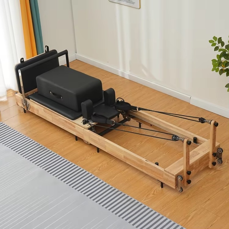 Wood Folding Pilates Reformer  - đánh giá và giá Home Gym Yoga Room