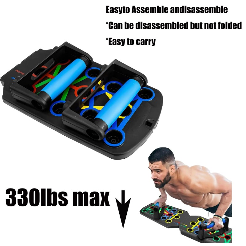 Foldable Push Up Board with Re - đánh giá và giá Home Gym System